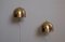 Brass Wall Lamp from Bergboms, 1960s 4