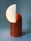 Italian Acrylic Glass & Aluminum Table Lamp, 1970s 10