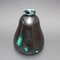 Vase en Céramique Noire et Verte par Primavera pour C. A. B., France, 1930s 7