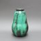 Französische Keramik Vase von Primavera für C. A. B., 1930er 1