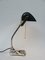 Antique Art Nouveau Chromed Banker's Lamp from Lux 16