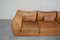 Vintage Modular DS 19 Sofa in Cognac Leather from de Sede 16