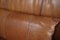 Modulares cognacfarbenes vintage DS 19 Leder Sofa von de Sede 9