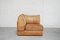 Modulares cognacfarbenes vintage DS 19 Leder Sofa von de Sede 46