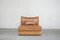 Modulares cognacfarbenes vintage DS 19 Leder Sofa von de Sede 43