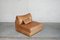 Modulares cognacfarbenes vintage DS 19 Leder Sofa von de Sede 42