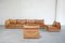 Sofá DS 19 modular vintage de cuero coñac de de Sede, Imagen 32