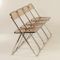 Plia Folding Chairs by Giancarlo Piretti for Castelli, 1960s, Set of 4, Image 3