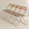 Plia Folding Chairs by Giancarlo Piretti for Castelli, 1960s, Set of 4 6