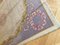 Hand-Knitted European Light Purple & Grey Wool Rug, 1920s 14