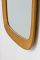 Model Kristina Oval Oak Wall Mirror from Fröseke, 1950s 5