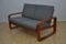 2-Seater Solid Teak Sofa, 1970s 4