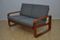 2-Seater Solid Teak Sofa, 1970s, Image 4