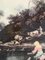 Paravento pieghevole con scena bucolica, Italia, anni '50, Immagine 8