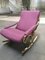 Rocking Chair en Laiton, Italie, 1970s 12