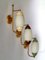 Mid-Century Wall Lamps, 1950s, Set of 3, Image 4