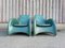 Lounge Chairs & Ottoman by Gerard van der Berg for Montis, 1990s, Set of 3 8
