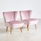 Blush Pink Velvet Club Chair, 1970s, Image 2