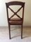 Antique French Empire Walnut Chairs, 1820s, Set of 5 3