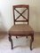 Antique French Empire Walnut Chairs, 1820s, Set of 5 2