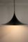 Black Semi Pendant Light by Claus Bonderup & Torsten Thorup for Fog & Morup, 1960s 3