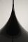 Black Semi Pendant Light by Claus Bonderup & Torsten Thorup for Fog & Morup, 1960s 2
