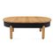 Large Oak-Black Batea Coffee Table by Daniel García Sánchez for WOODENDOT 1