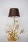 Vintage Lampe aus Messing & Murano Glas 1