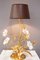 Vintage Lampe aus Messing & Murano Glas 10