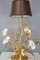 Vintage Lamp in Brass & Murano Glass 25