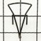 Italian Black Metal Wall Coat Hanger, 1950s, Image 6