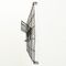 Italian Black Metal Wall Coat Hanger, 1950s, Image 5