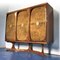 Italian Rosewood Highboard with 3 Birch Briar Root Doors by Vittorio Dassi for Lissone, 1950s, Image 4