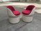 Italian Faux Leather & Fabric Side Chairs, 1970s, Set of 2, Image 3