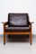 Danish Teak & Leather Lounge Chair by Arne Wahl Iversen for Komfort, 1960s, Image 1