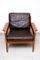 Danish Teak & Leather Lounge Chair by Arne Wahl Iversen for Komfort, 1960s, Image 2