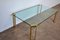 French Bronze & Glass Coffee Table, 1960s 7