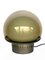 Lampe de Bureau Vintage en Laiton & en Verre 1