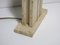 Belgian Travertine & Brass Table Lamp, 1970s, Image 10