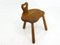 Tabouret Vintage en Chêne, 1970s 4