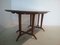 Vintage Glass and Wood Dining Table 6
