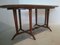 Vintage Glass and Wood Dining Table 5