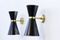 Brass & Metal Wall Lamps from Falkenbergs Belysning, 1950s, Set of 2, Image 3