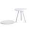 Small White Batea Tray Table by Daniel García Sánchez for WOODENDOT 1