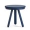 Small Blue Batea Tray Table by Daniel García Sánchez for WOODENDOT, Image 1