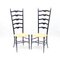 Vintage Italian Chiavari Chairs, 1950s, Set of 2, Image 5