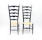 Vintage Italian Chiavari Chairs, 1950s, Set of 2 3