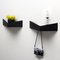 Medium Black Pelican Shelf with Hidden Hooks by Daniel García Sánchez for WOODENDOT 2