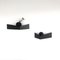 Small Black Pelican Shelf with Hidden Hooks by Daniel García Sánchez for WOODENDOT 5