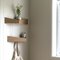 Small Oak Pelican Shelf with Hidden Hooks by Daniel García Sánchez for WOODENDOT 4